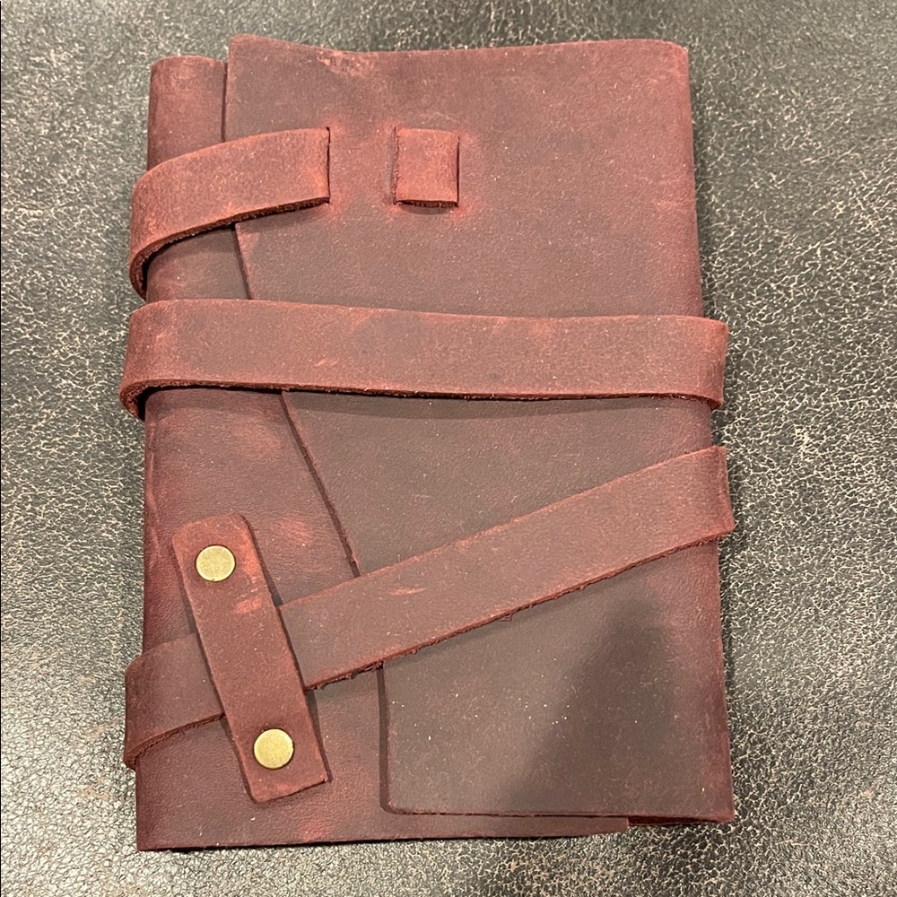 New Portland leather goods Merlot journal